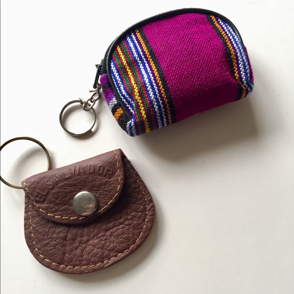 2 cute coin purses bundle Central America